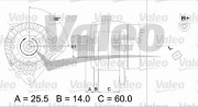 437169 generátor VALEO RE-GEN REMANUFACTURED VALEO