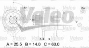 437170 generátor VALEO RE-GEN REMANUFACTURED VALEO