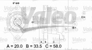 437211 generátor VALEO RE-GEN REMANUFACTURED VALEO