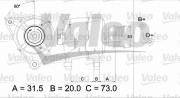 437310 generátor VALEO RE-GEN REMANUFACTURED VALEO