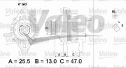 437333 generátor VALEO RE-GEN REMANUFACTURED VALEO