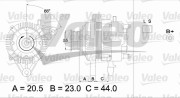 437334 generátor VALEO RE-GEN REMANUFACTURED VALEO