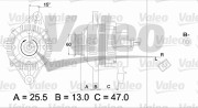 437337 generátor VALEO RE-GEN REMANUFACTURED VALEO
