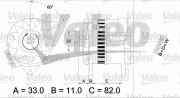437378 generátor VALEO RE-GEN REMANUFACTURED VALEO