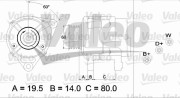 437383 generátor VALEO RE-GEN REMANUFACTURED VALEO