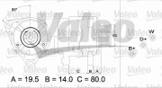 437385 generátor VALEO RE-GEN REMANUFACTURED VALEO