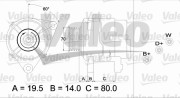 437391 generátor VALEO RE-GEN REMANUFACTURED VALEO