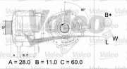 437477 generátor VALEO RE-GEN REMANUFACTURED VALEO