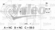 437494 generátor VALEO RE-GEN REMANUFACTURED VALEO