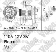 436649 generátor VALEO RE-GEN REMANUFACTURED VALEO