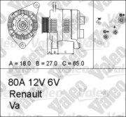 436661 generátor VALEO RE-GEN REMANUFACTURED VALEO