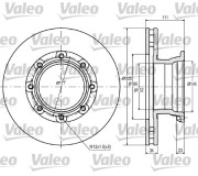 187082 Brzdový kotouč OptiDISC VALEO