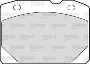 598405 VALEO sada brzdových platničiek kotúčovej brzdy 598405 VALEO