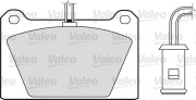 598116 VALEO sada brzdových platničiek kotúčovej brzdy 598116 VALEO