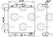 231434 Chladič, chlazení motoru VALEO CLASSIC VALEO