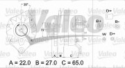 436348 generátor VALEO RE-GEN REMANUFACTURED VALEO