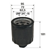 586056 VALEO olejový filter 586056 VALEO