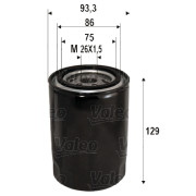 586076 Olejový filtr VALEO