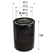 586095 Olejový filtr VALEO