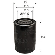 586105 Olejový filtr VALEO