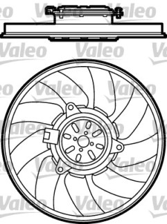 696026 VALEO ventilátor chladenia motora 696026 VALEO