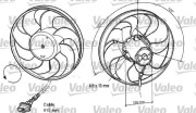 696042 VALEO ventilátor chladenia motora 696042 VALEO