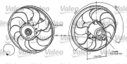 696056 VALEO ventilátor chladenia motora 696056 VALEO