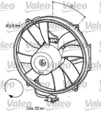 696062 VALEO ventilátor chladenia motora 696062 VALEO