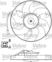 696191 VALEO ventilátor chladenia motora 696191 VALEO