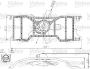 696277 VALEO ventilátor chladenia motora 696277 VALEO