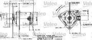 698015 VALEO elektromotor vetráka chladiča 698015 VALEO