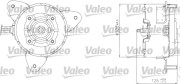 698304 VALEO elektromotor vetráka chladiča 698304 VALEO