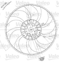 698412 VALEO ventilátor chladenia motora 698412 VALEO