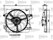 698494 VALEO ventilátor chladenia motora 698494 VALEO