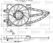 698789 VALEO ventilátor chladenia motora 698789 VALEO