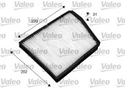 698859 VALEO filter vnútorného priestoru 698859 VALEO