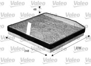 715571 Filtr, vzduch v interiéru VALEO PROTECT VALEO