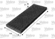 716000 Filtr, vzduch v interiéru CLIMFILTER COMFORT VALEO