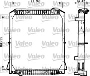 730258 VALEO chladič motora 730258 VALEO