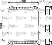 730380 VALEO chladič motora 730380 VALEO