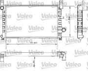 730484 VALEO chladič motora 730484 VALEO