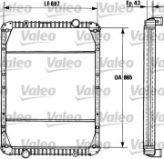 730748 VALEO chladič motora 730748 VALEO