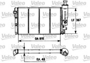 730953 VALEO chladič motora 730953 VALEO