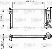 730984 VALEO chladič motora 730984 VALEO