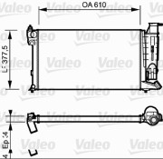 730985 Chladič, chlazení motoru VALEO