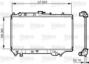 731072 VALEO chladič motora 731072 VALEO