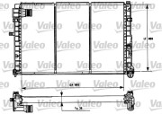 731185 VALEO chladič motora 731185 VALEO