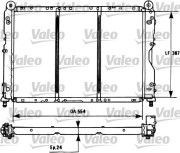 731253 VALEO chladič motora 731253 VALEO