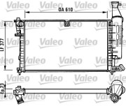 731296 VALEO chladič motora 731296 VALEO