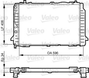 731503 VALEO chladič motora 731503 VALEO